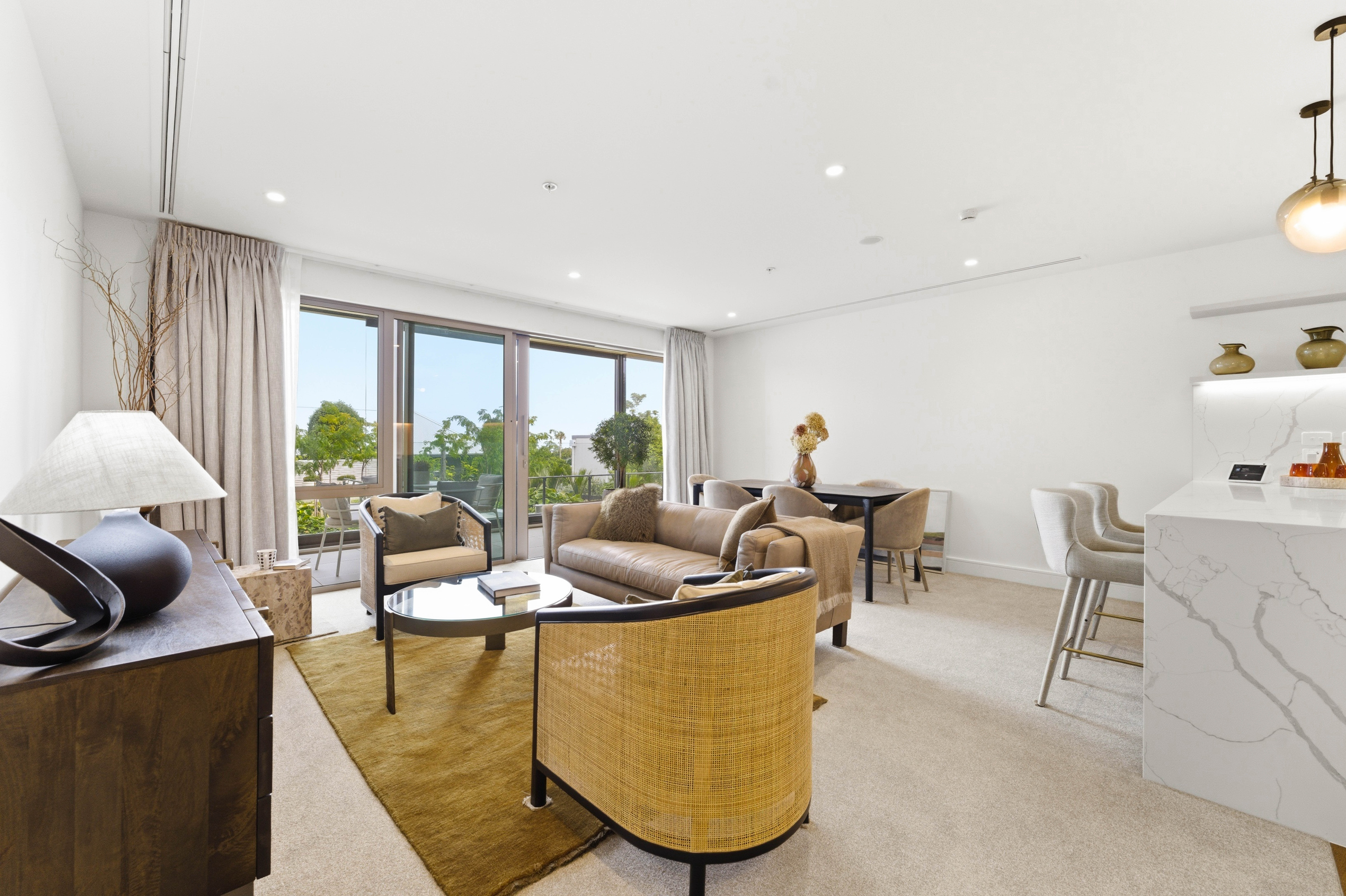 Helier Apartment 216 Living Room 1