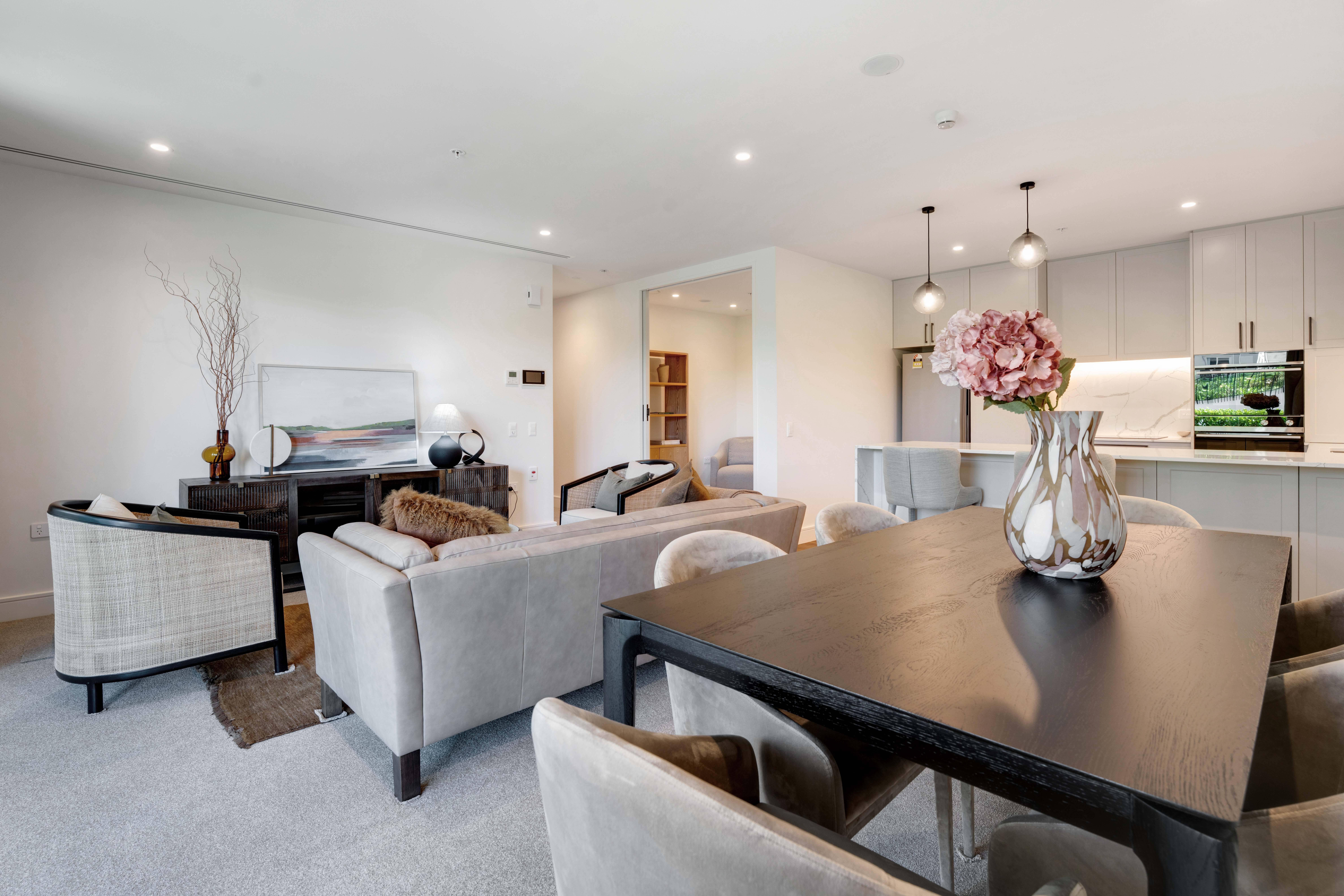 The Helier Apartment 219 Living Reverse