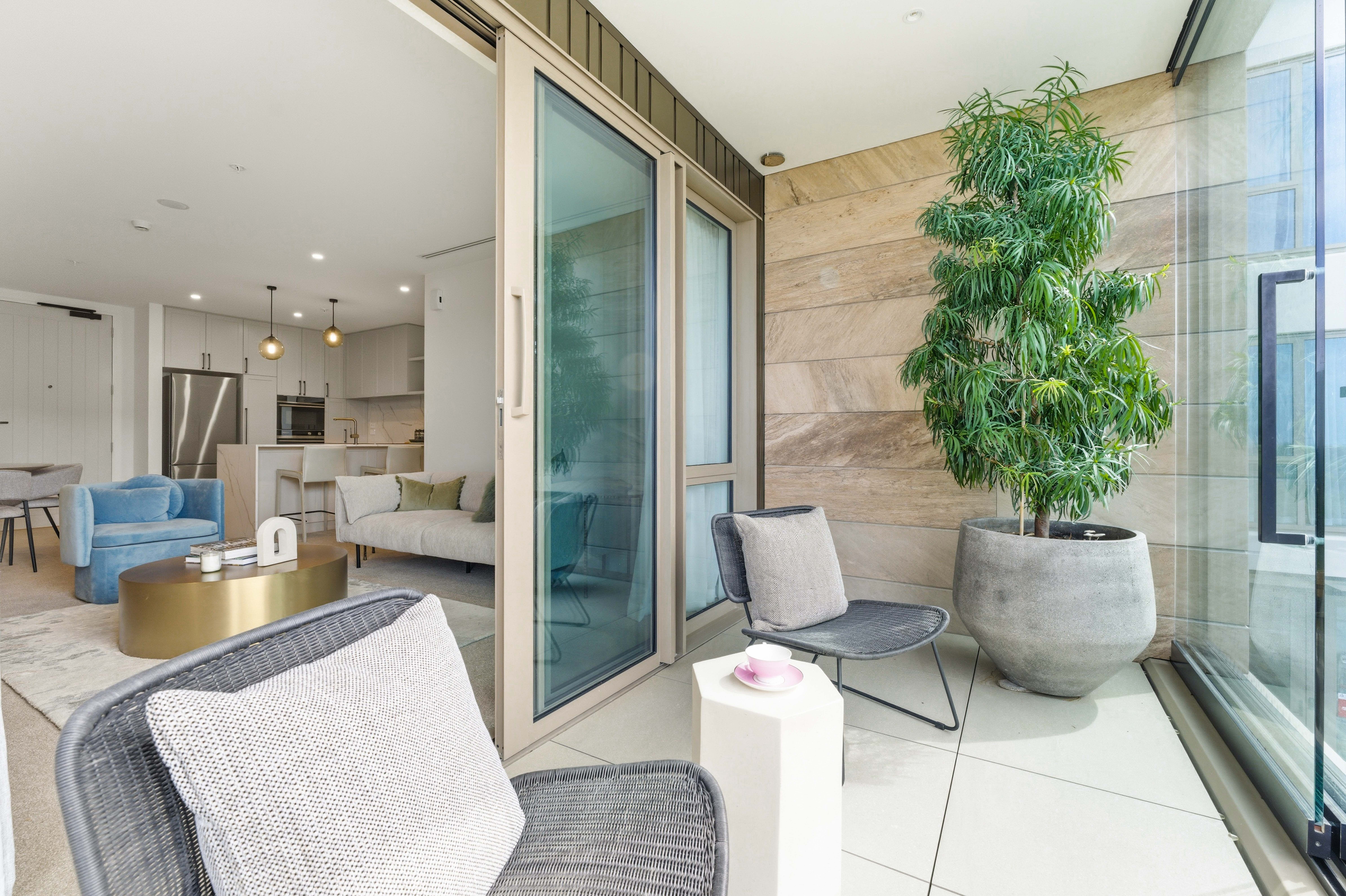 The Helier Apartment 402 Balcony