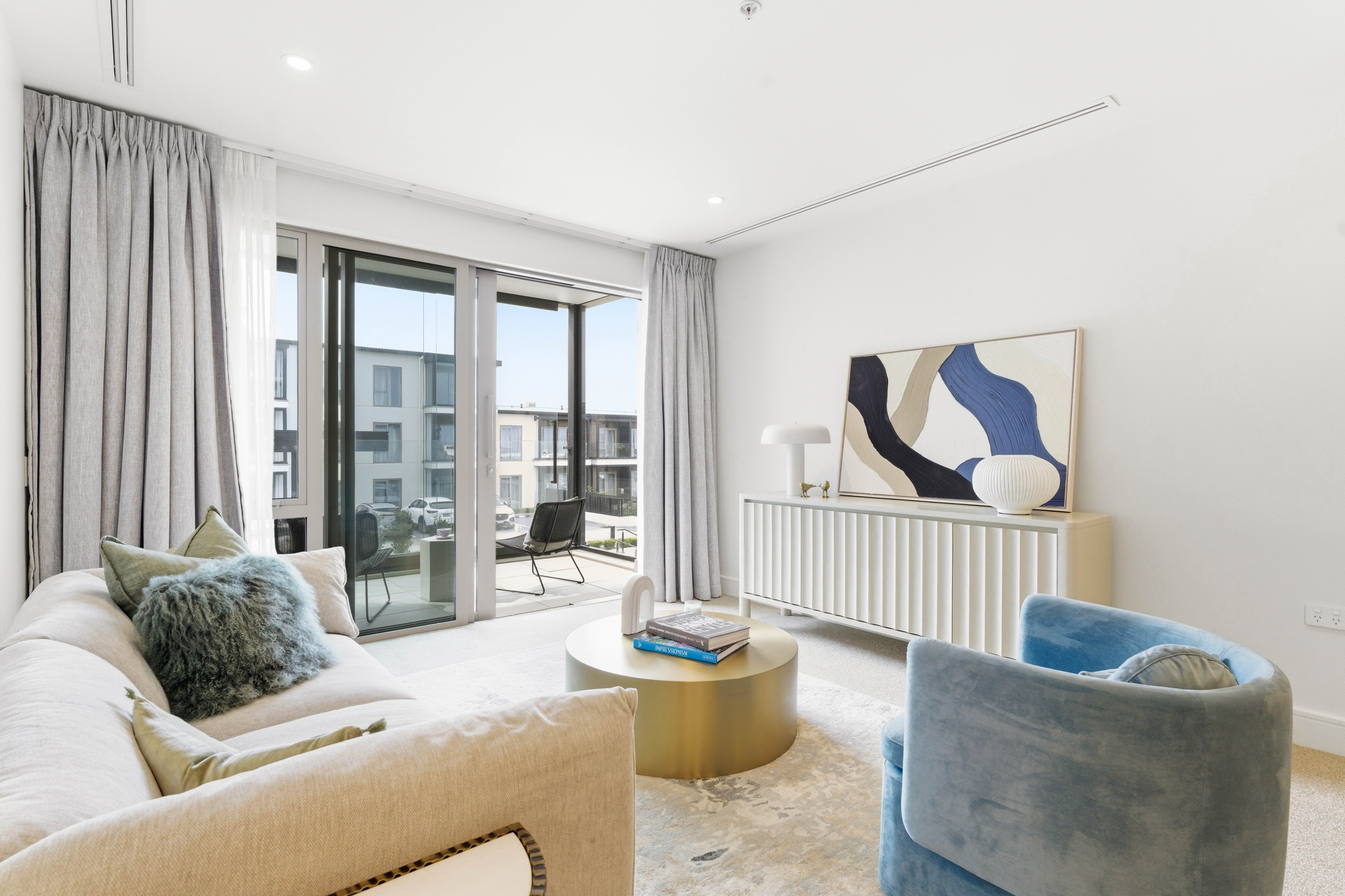 The Helier Apartment 402 Living Two